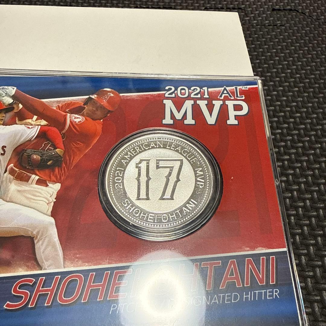大谷翔平 2021年 AL MVP 記念グッズ2021年　獲得記念シルバー