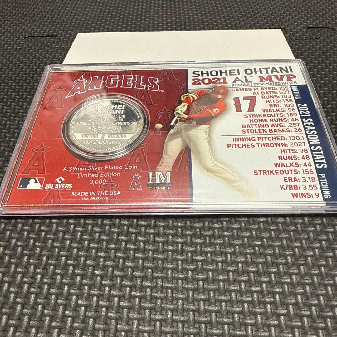 大谷翔平 2021年 AL MVP 記念グッズ2021年　獲得記念シルバー