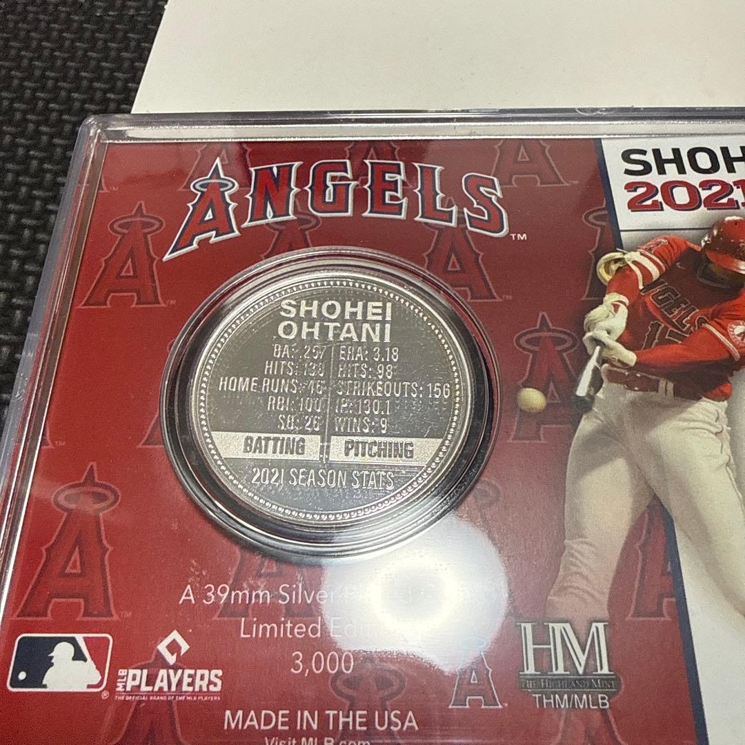 大谷翔平 2021年 AL MVP 記念グッズ2021年　獲得記念シルバー