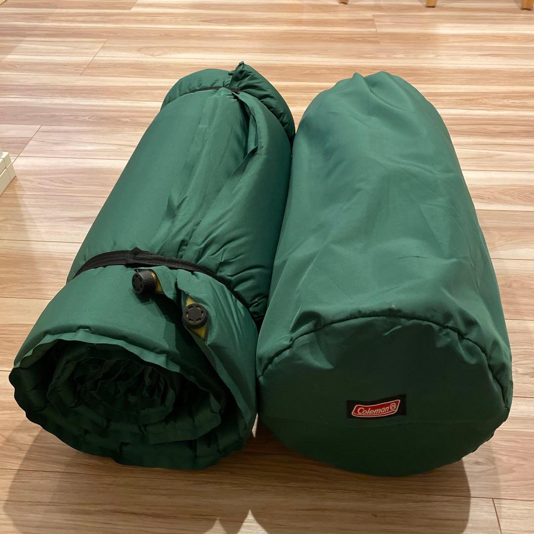 Coleman スリーピングマット 緑Wサイズ