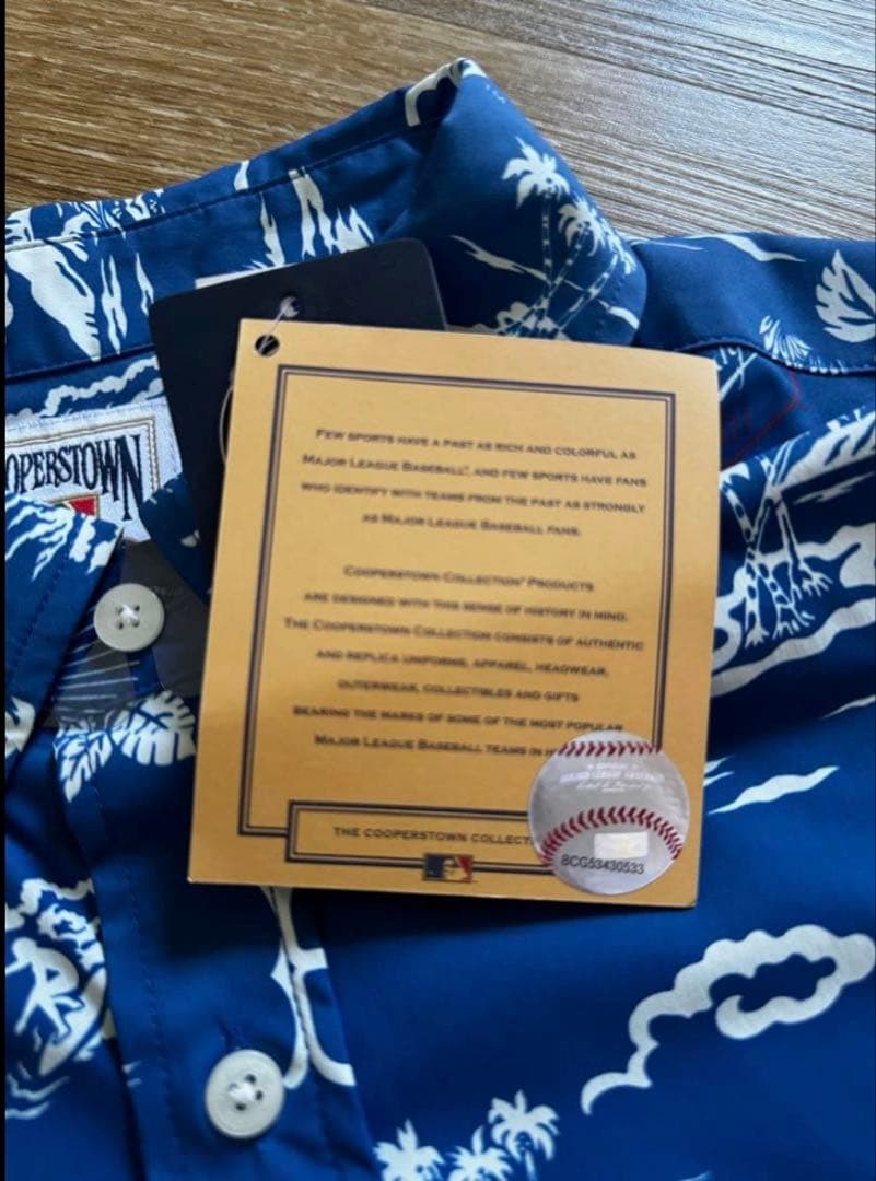 MLB レインスプーナー　ドジャース　アロハシャツ　米国購入　新品