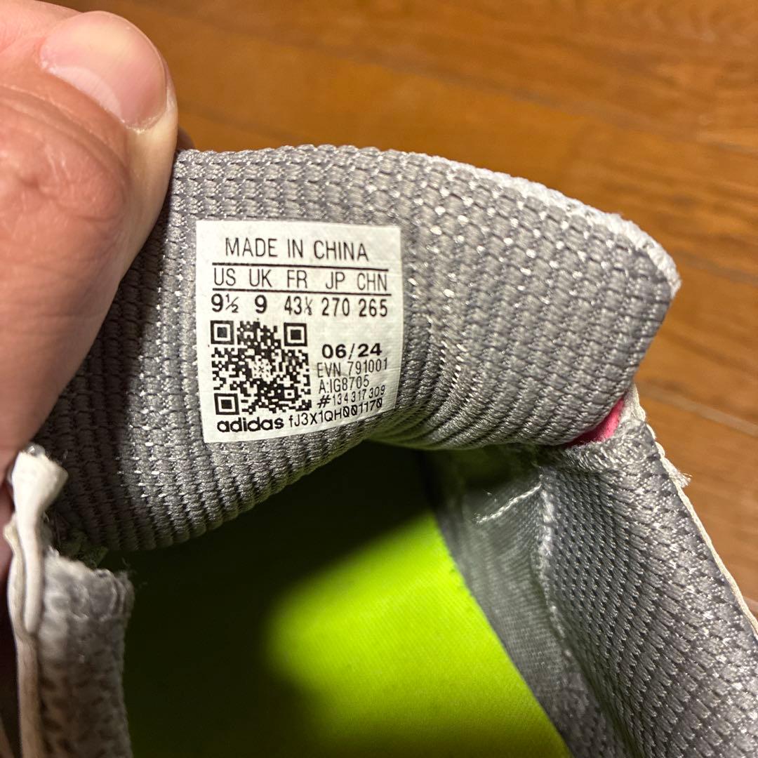 adidas コードカオス　BOA グレーピンク　27cm