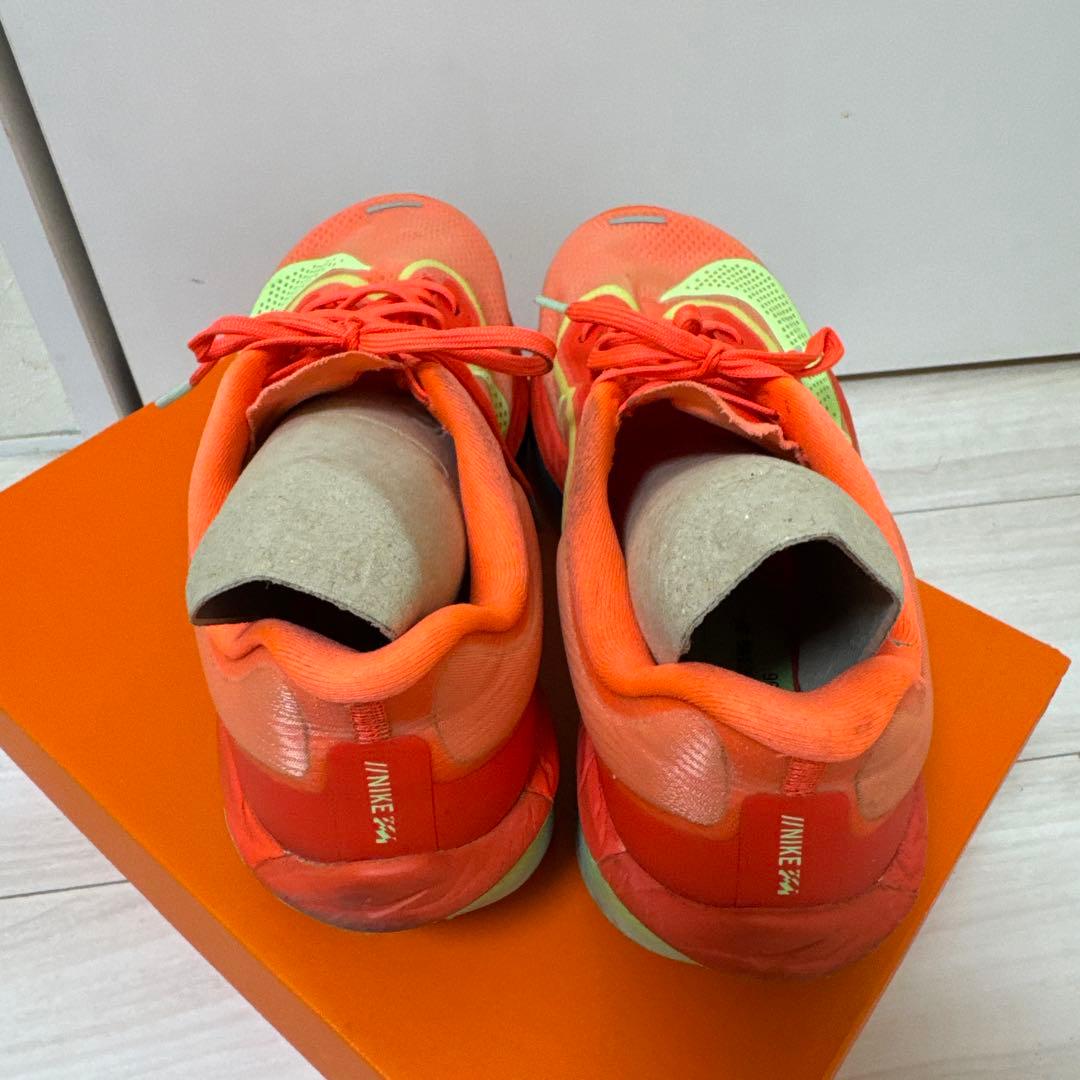Nike ZoomX スパイクシューズ オレンジ/グリーン