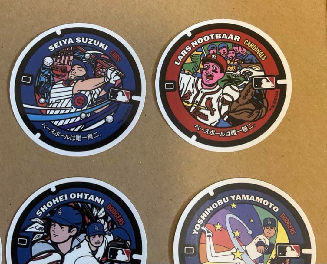 ⭐️期間限定価格⭐️【非売品】12種類コンプリートMLB マンホール限定ステッカー