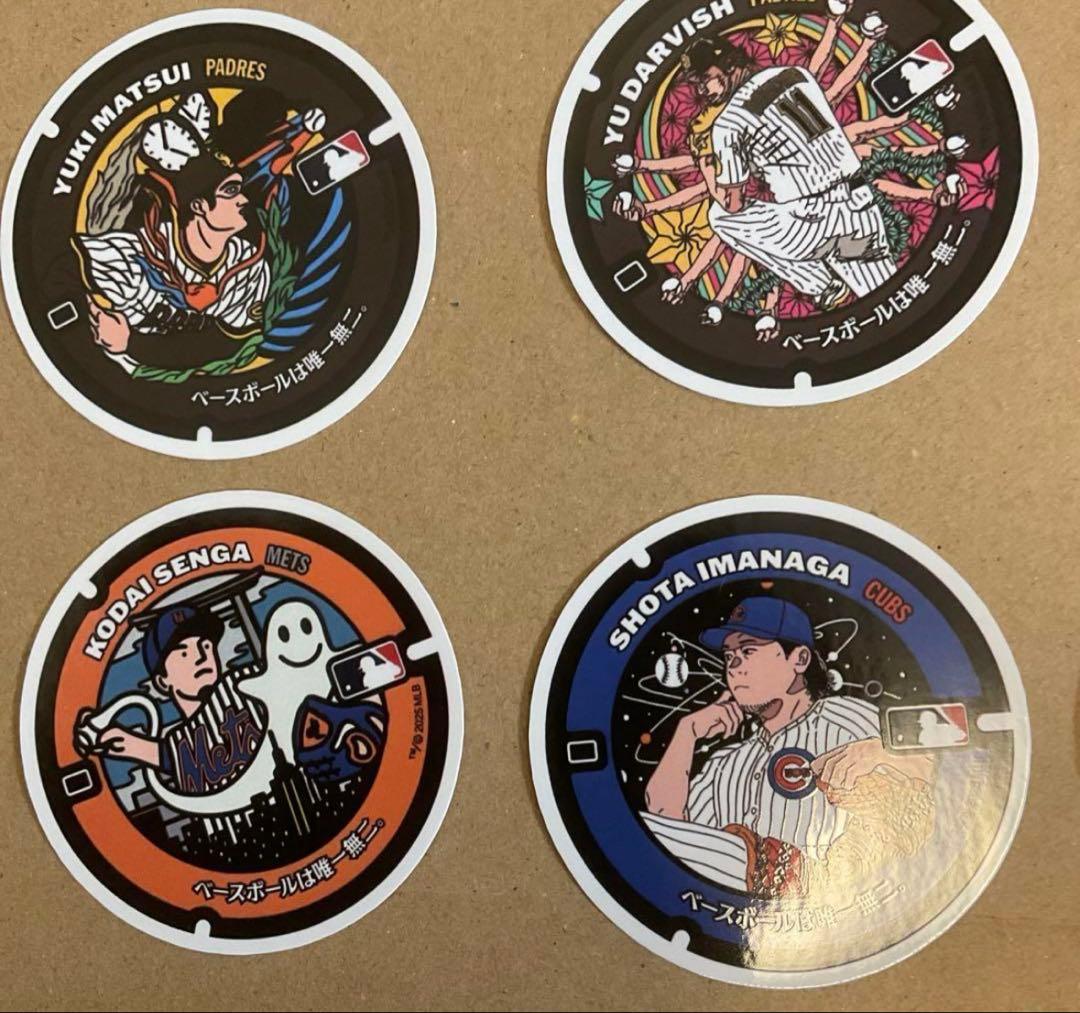 ⭐️期間限定価格⭐️【非売品】12種類コンプリートMLB マンホール限定ステッカー