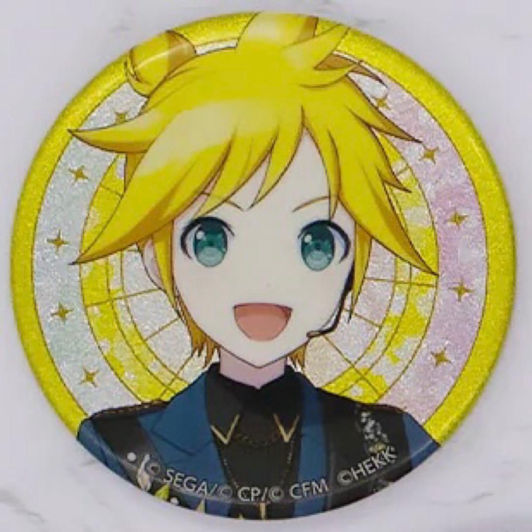 プロセカ あんスタコラボ あんスタ 鏡音レン 缶バッジ グリ缶 42C 100個