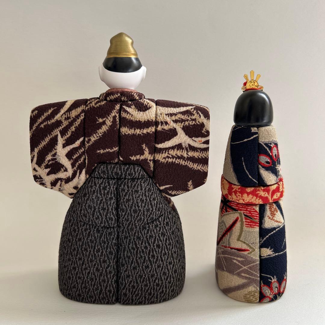 雛人形　立雛　お雛様　木目込み　木目込み雛　縮緬