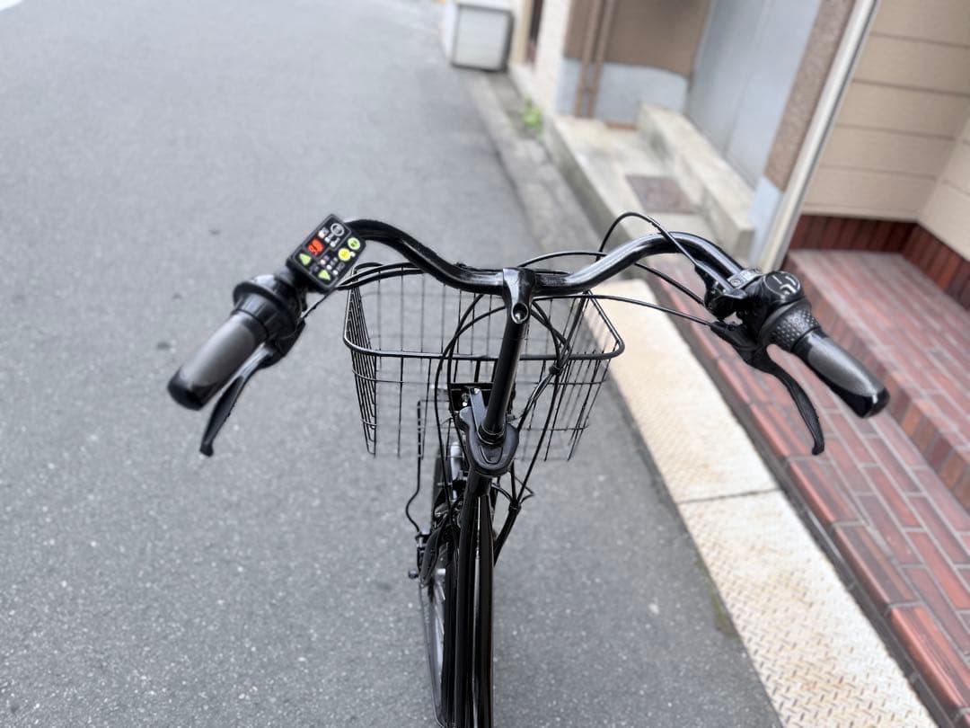 子供乗せ　ヤマハ　電動アシスト自転車 チャイルドシート付き ブラック