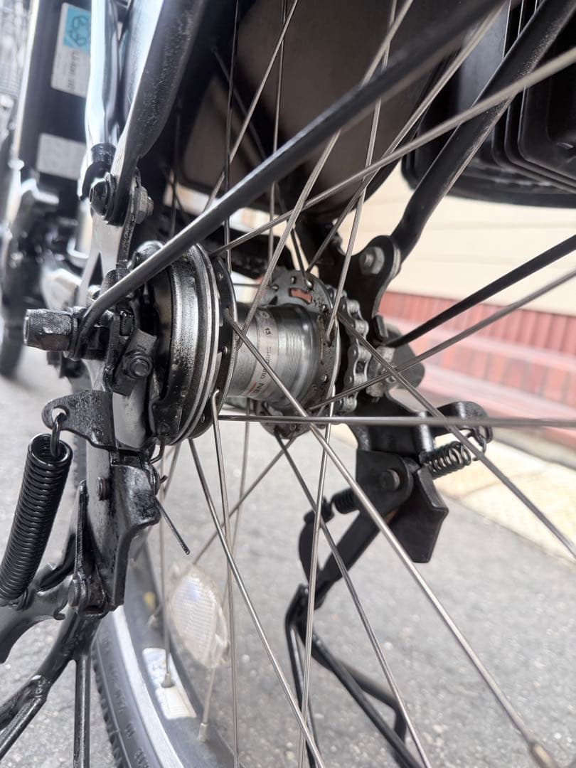 子供乗せ　ヤマハ　電動アシスト自転車 チャイルドシート付き ブラック