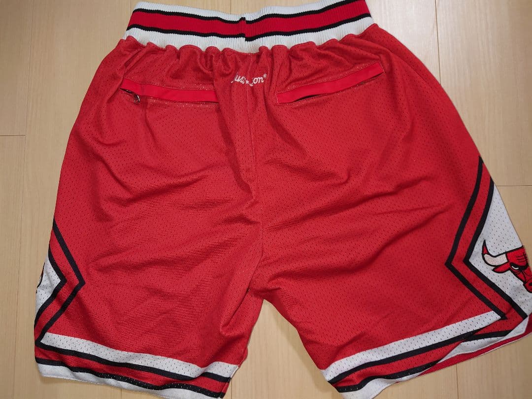 just don ゲームハーフパンツ　シカゴブルズ