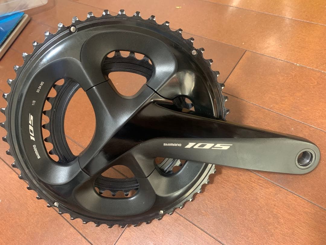 Shimano 105 r7000kコンポセット 170mm ブラック美品