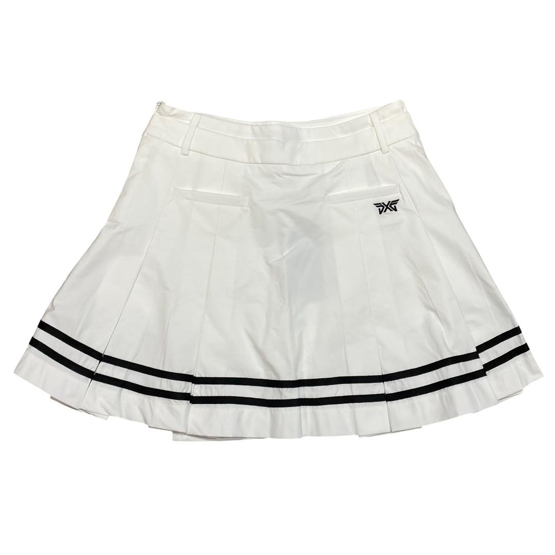 PXG ピーエックスジー インナー付き ストレッチ スカート M ホワイト