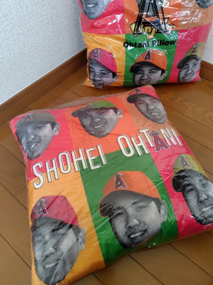 新品未使用　大谷翔平　クッション　2個セット　Shohei Ohtani