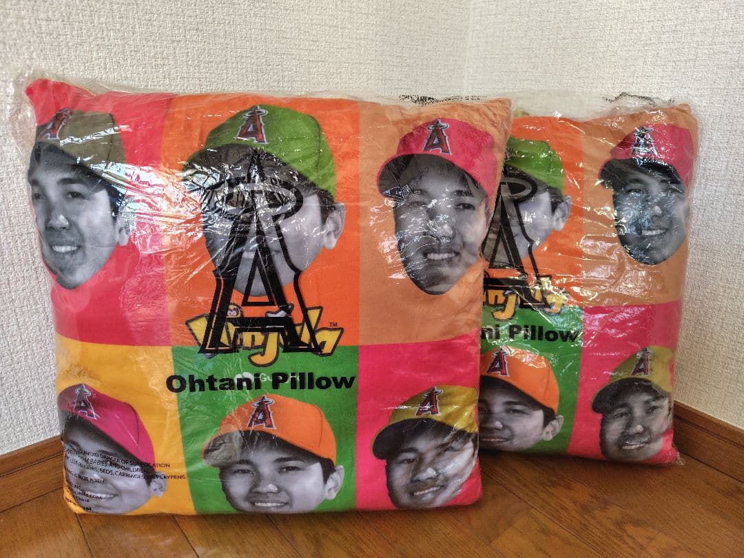 新品未使用　大谷翔平　クッション　2個セット　Shohei Ohtani