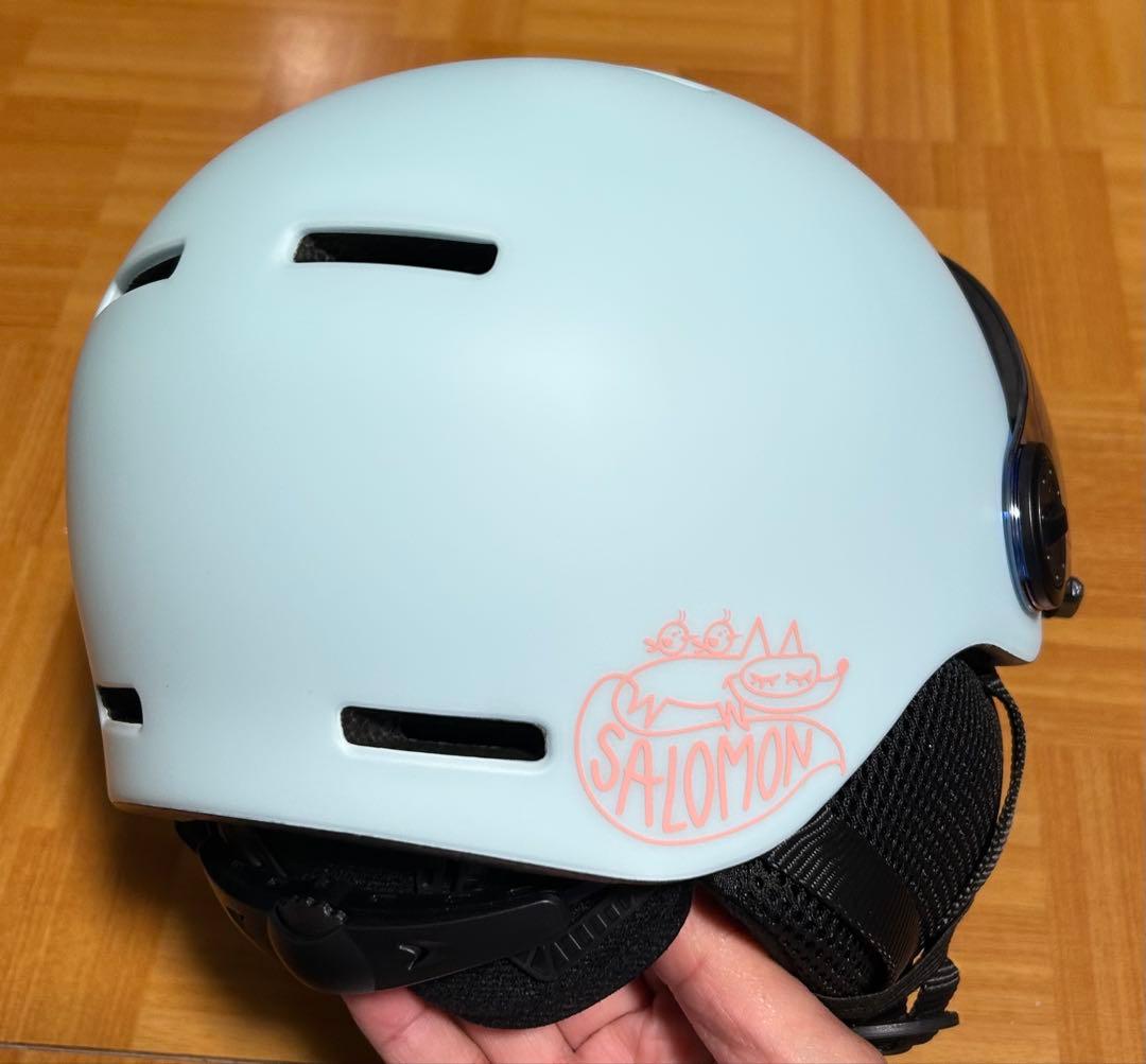 新品在庫処分SALOMON ORKAVISORAQUAバイザーヘルメット27%引