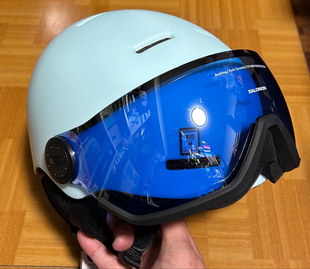 新品在庫処分SALOMON ORKAVISORAQUAバイザーヘルメット27%引