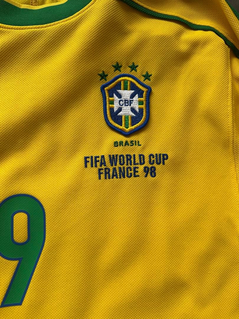 1998年ブラジル代表　ユニフォーム　ロナウド　M