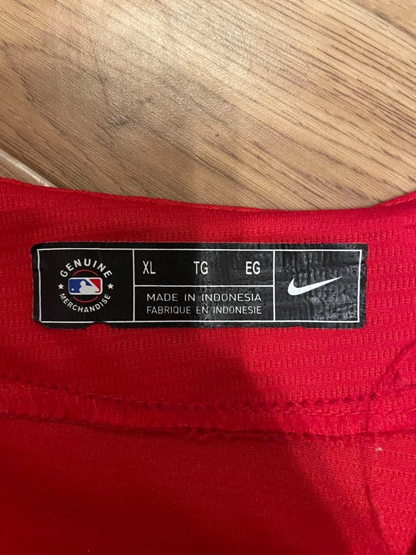 Nike Red Sox ユニフォーム 赤