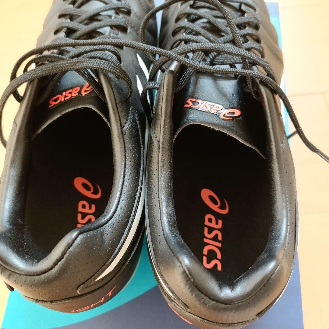 ASICS ブラック サッカーシューズ　DS LIGHT WB 27.5cm