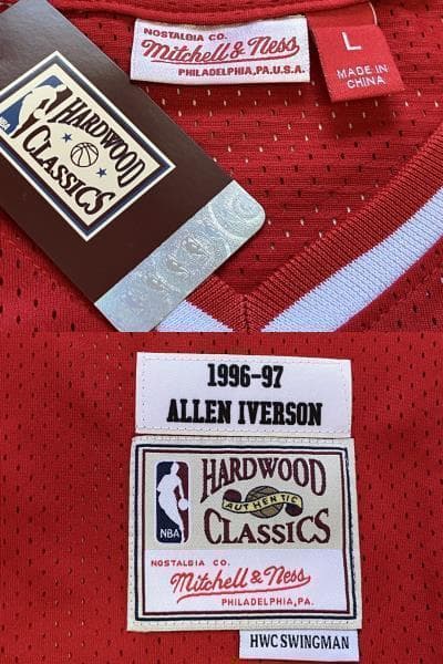 【未使用】NBA 76ers IVERSON アレン・アイバーソン ユニフォーム