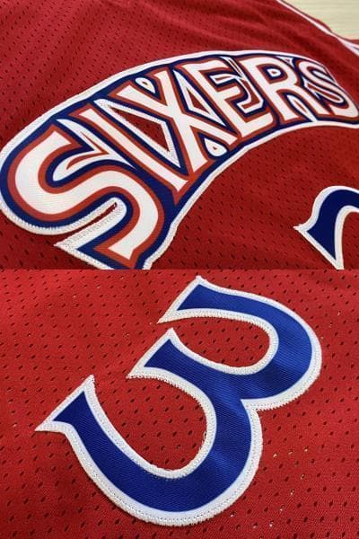 【未使用】NBA 76ers IVERSON アレン・アイバーソン ユニフォーム