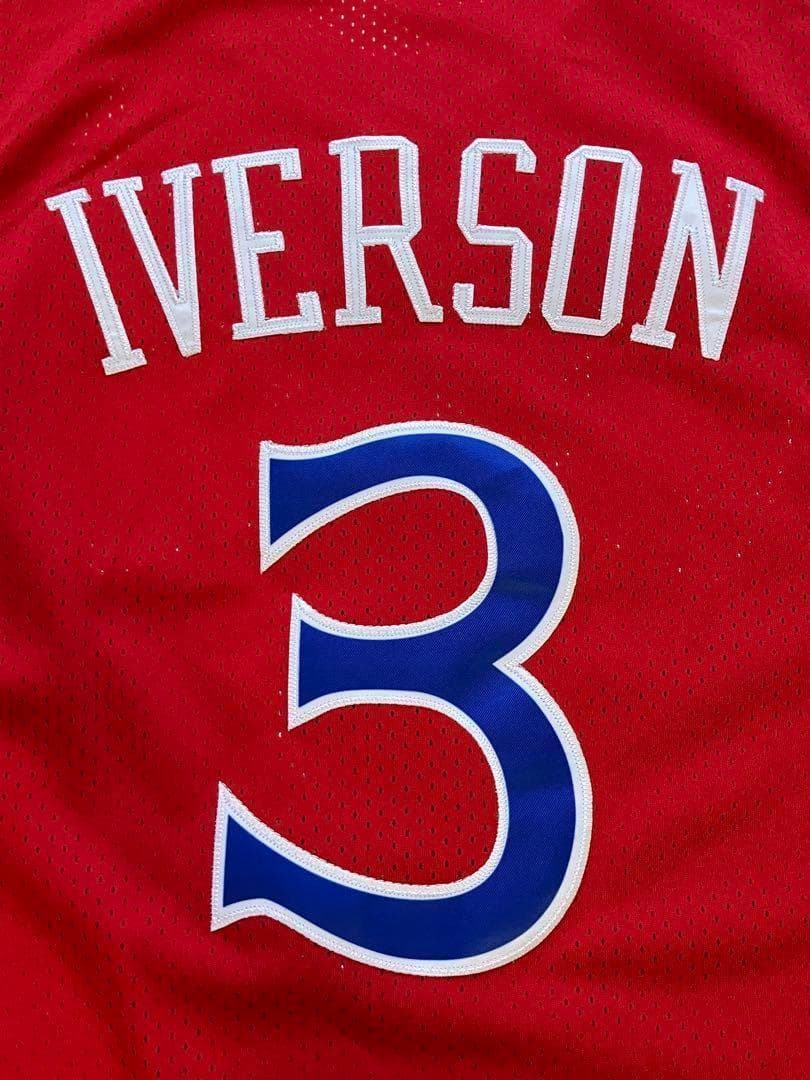 【未使用】NBA 76ers IVERSON アレン・アイバーソン ユニフォーム