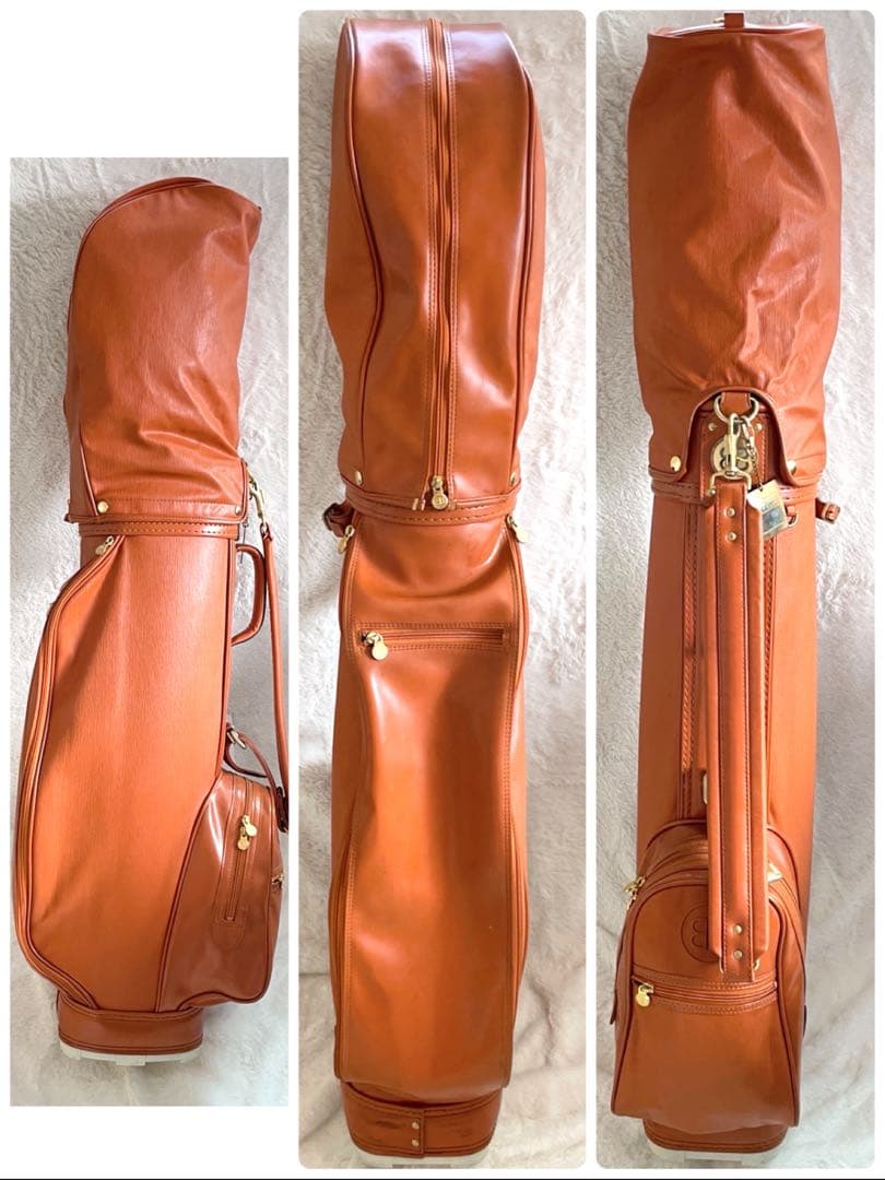 【希少】BALENCIAGA ゴルフバッグ キャディバッグ レザー BBロゴ