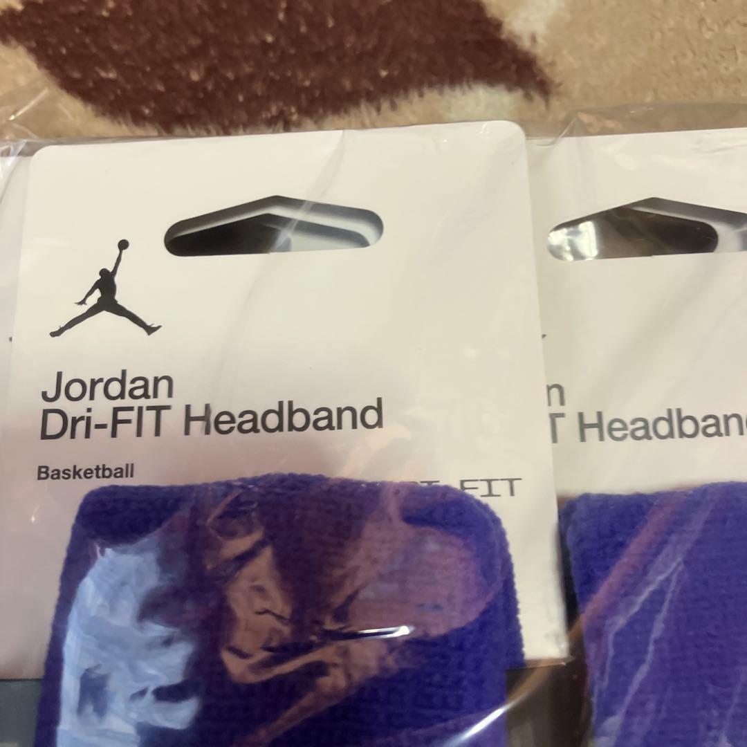 Jordan Dri-FIT ヘッドバンド パープル 5枚セット
