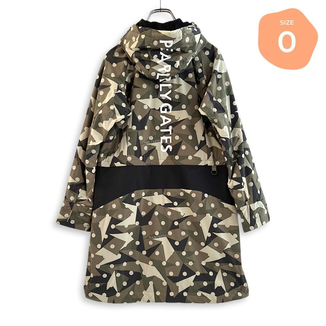 665 パーリーゲイツ 定価59,400円 ドットカモフラ保温コート 0 S