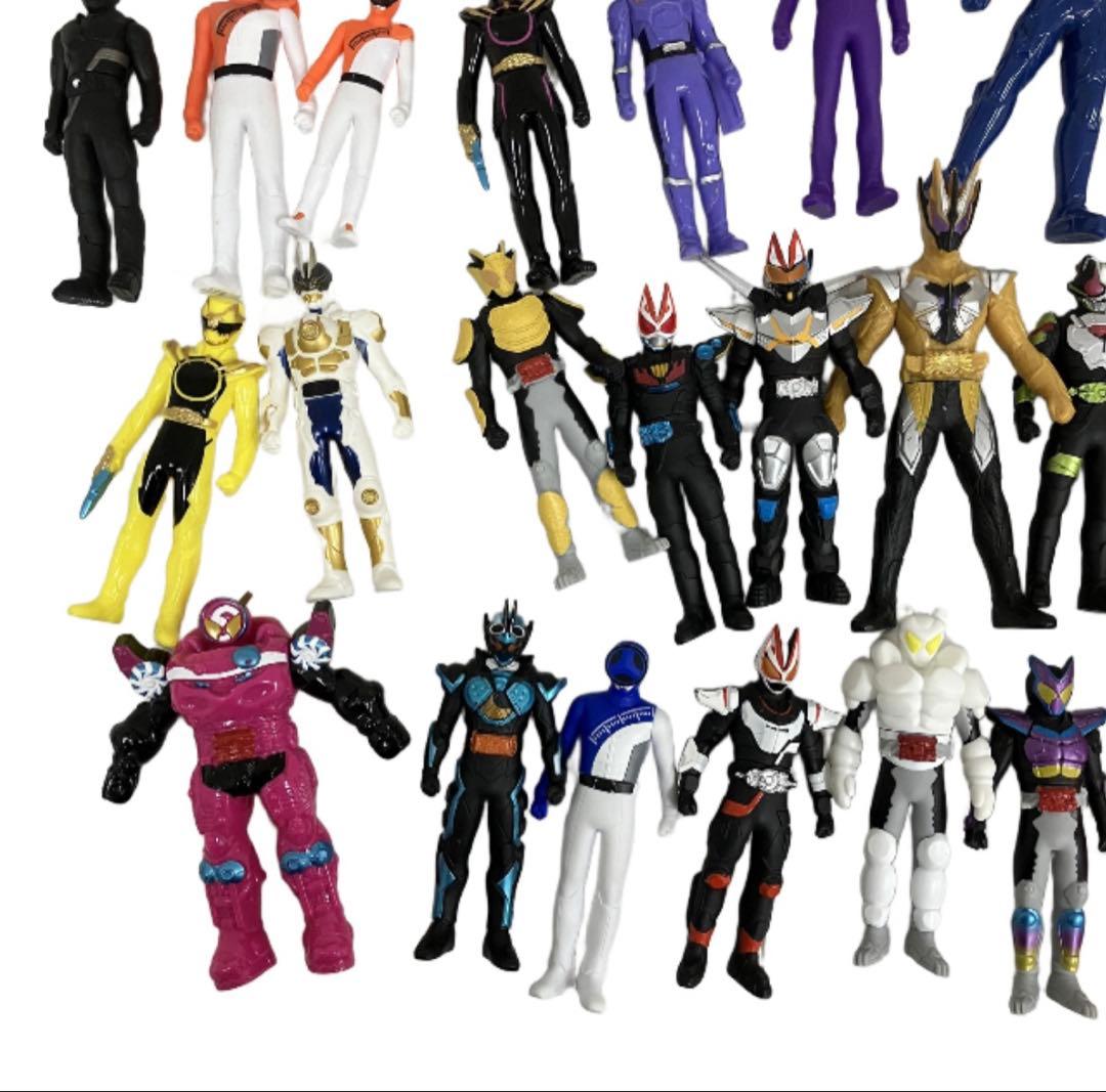 仮面ライダー ソフビ 戦隊 フィギュア おまとめ 38点