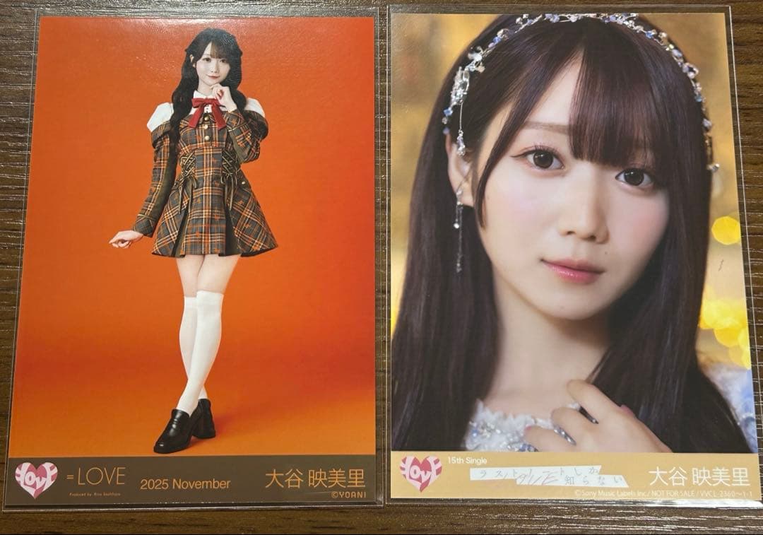 ＝LOVE 大谷映美里 直筆 サイン ヨリ March-Ⅱ おまけ付