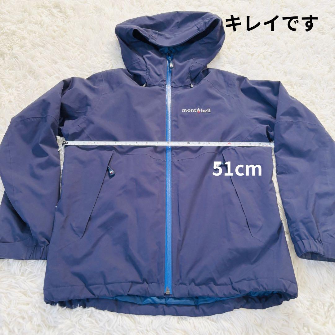 ◆543　良品　モンベル　パウダーステップパーカ　スキーウェア　雪山　ボード　M