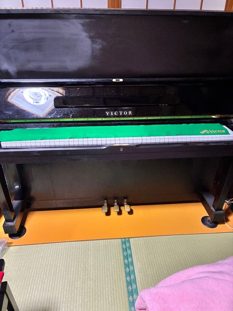 希少 VICTOR アップライトピアノ 文部省検査合格品 教育用 練習用に