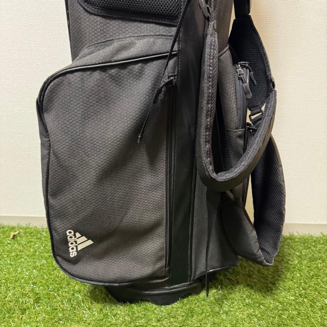 adidas アディダス スタンド式 キャディバッグ ゴルフバッグ