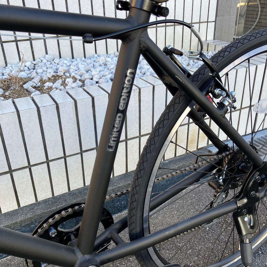 28インチ Master 試乗のみ マットブラック クロスバイク 自転車 黒