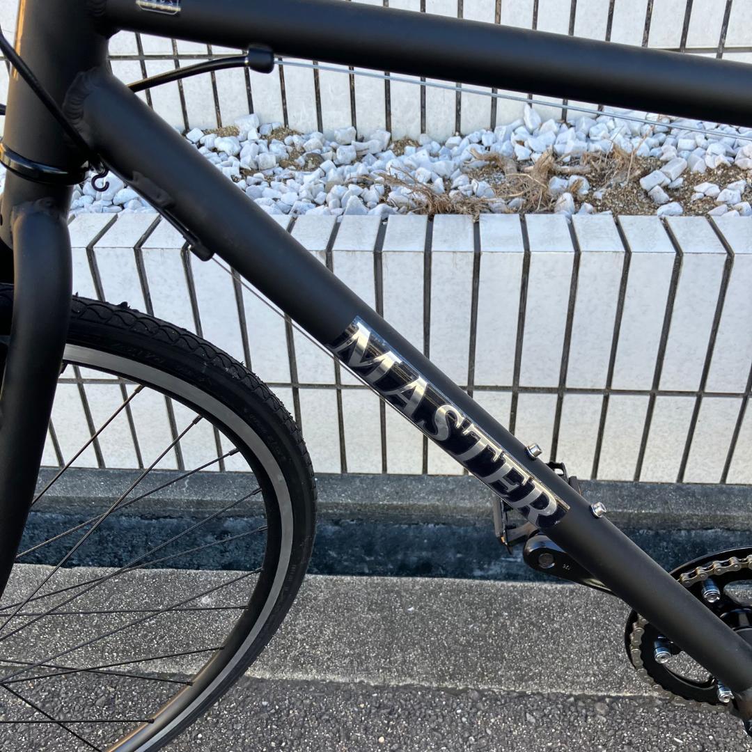 28インチ Master 試乗のみ マットブラック クロスバイク 自転車 黒