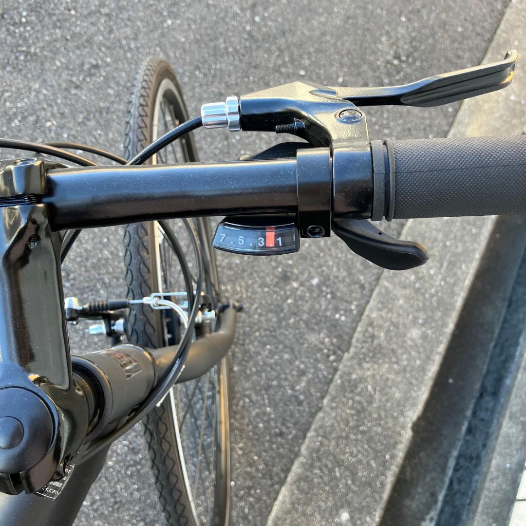 28インチ Master 試乗のみ マットブラック クロスバイク 自転車 黒