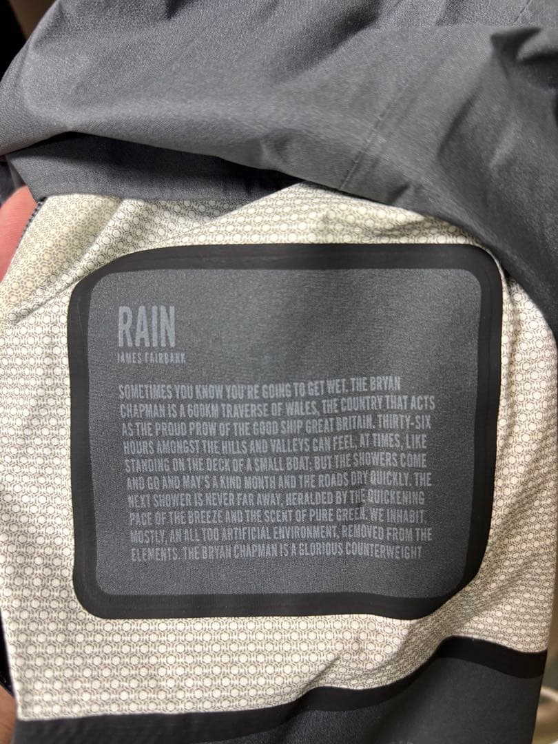 【値下げ】Rapha Core Rain Jacket II グレー(XXL）