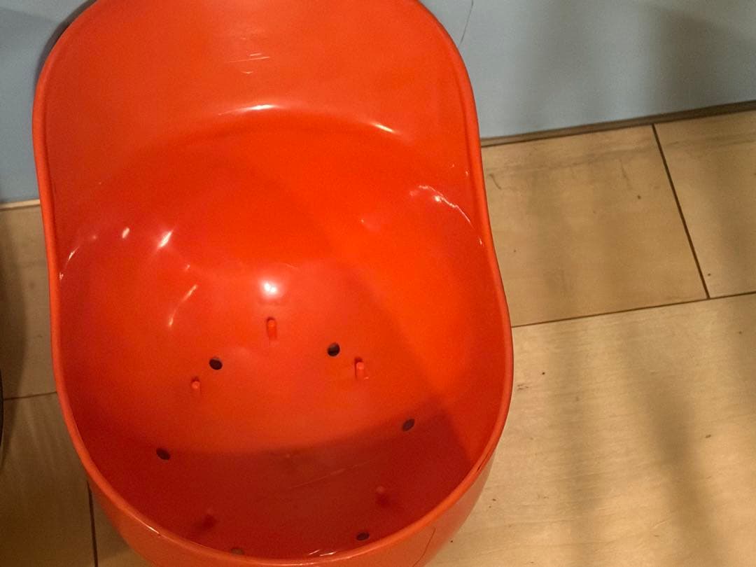 日本ハムファイターズ　野球ヘルメットセット 黒 Fs オレンジ 2個セット