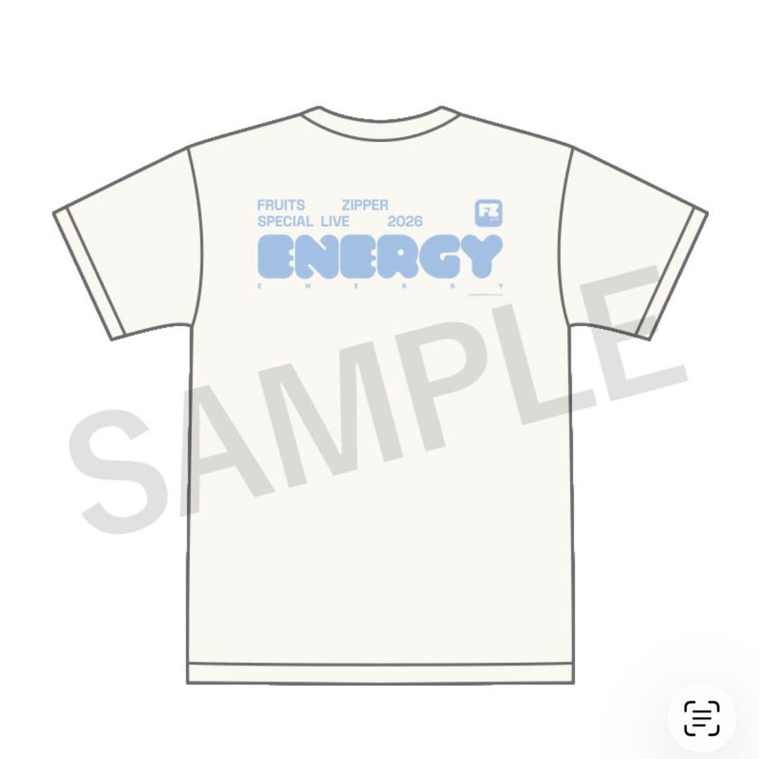 【新商品】FRUITS ZIPPER 東京ドーム公演　Tシャツ　ホワイト　XL