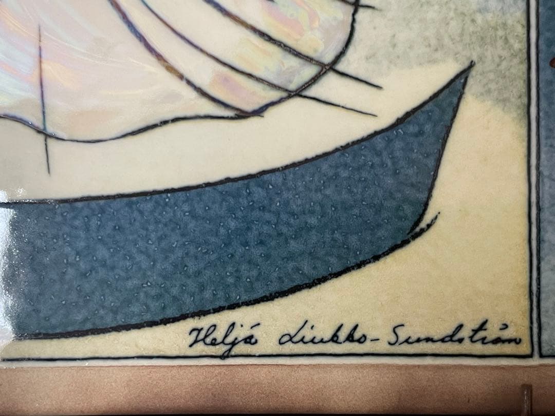 Helja Liukko-Sundstrom 天使の陶板