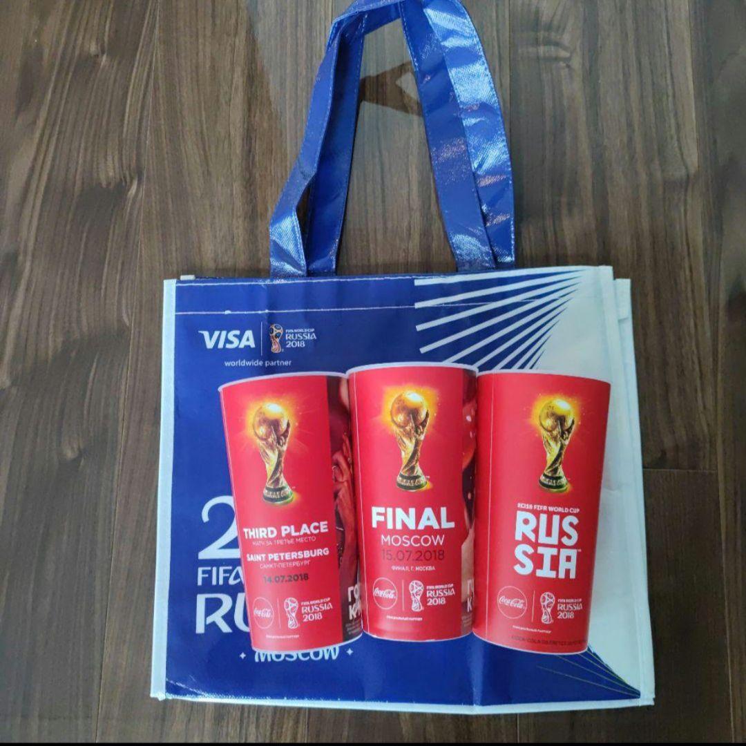 レア　ロシアワールドカップ決勝戦　コカ・コーラカップ　FIFAエコバッグマフラー