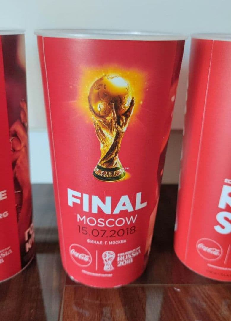 レア　ロシアワールドカップ決勝戦　コカ・コーラカップ　FIFAエコバッグマフラー