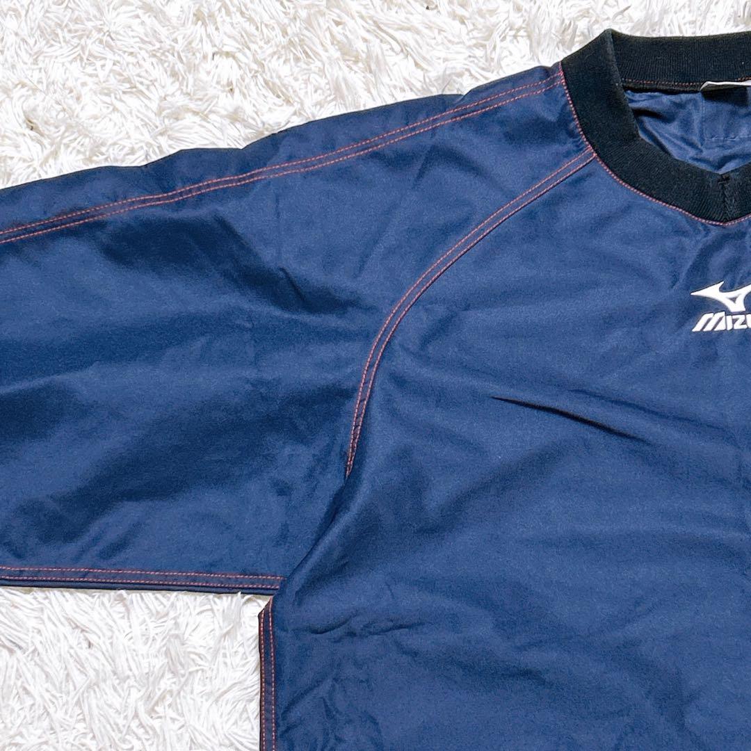 【2645】✨美品✨ Mizuno ウィンドブレーカー セットアップ ネイビー