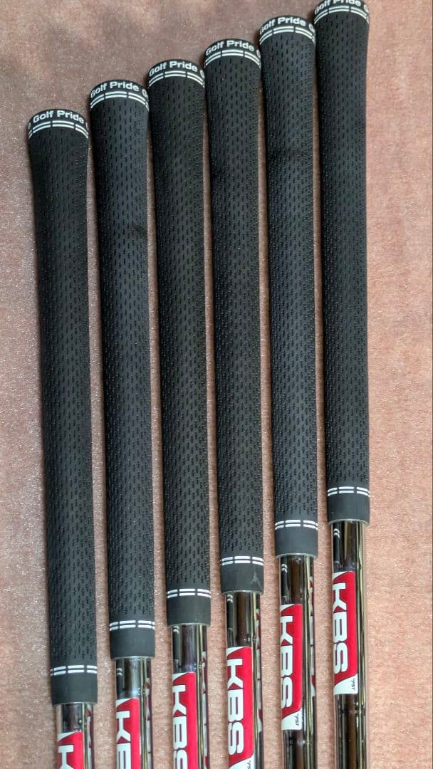 KBS TOUR LITE 100 6本セット 360グリップ付き