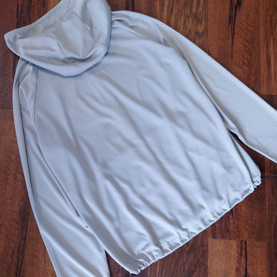 美品 JACKALL ドライメッシュパーカー 釣り グレー メンズ