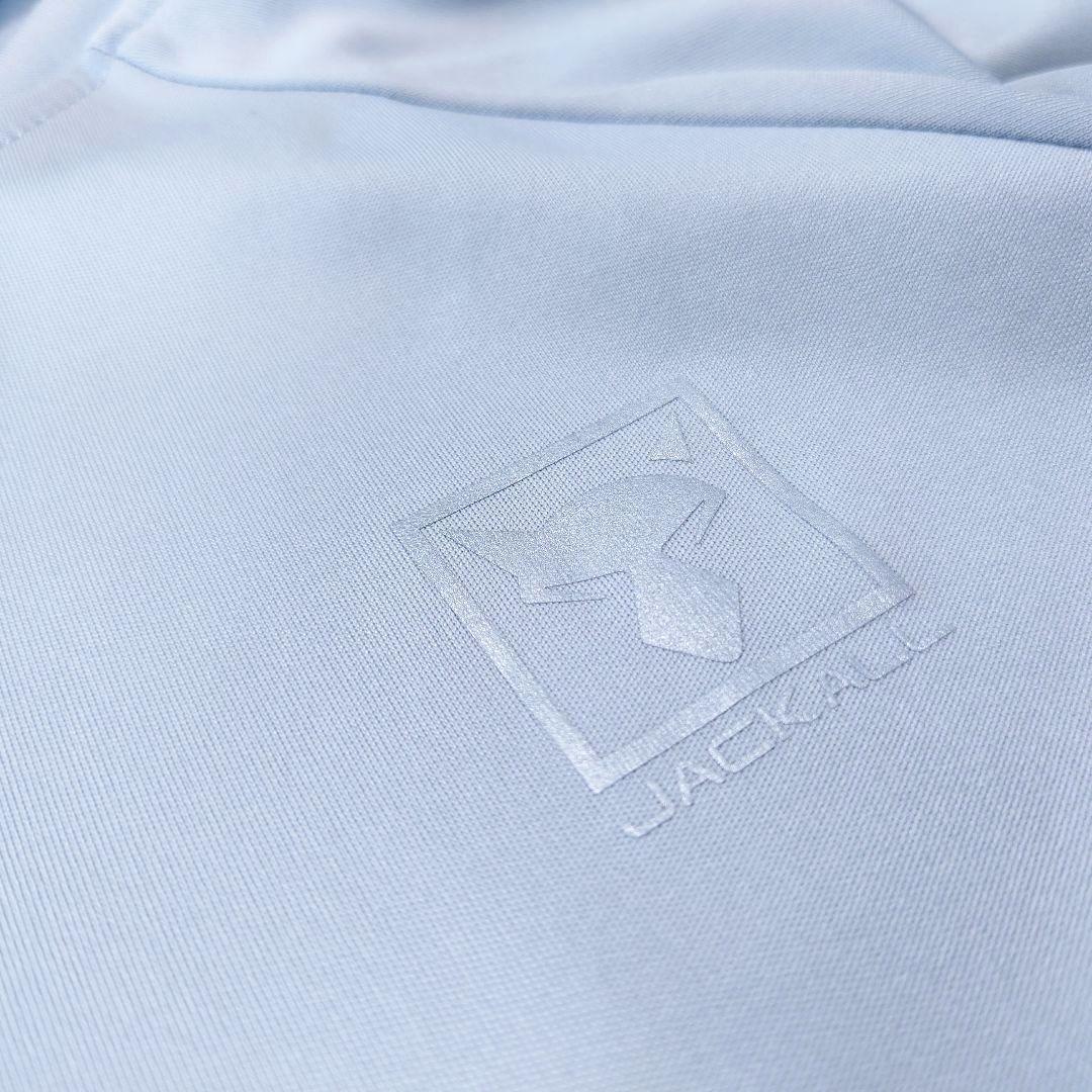 美品 JACKALL ドライメッシュパーカー 釣り グレー メンズ