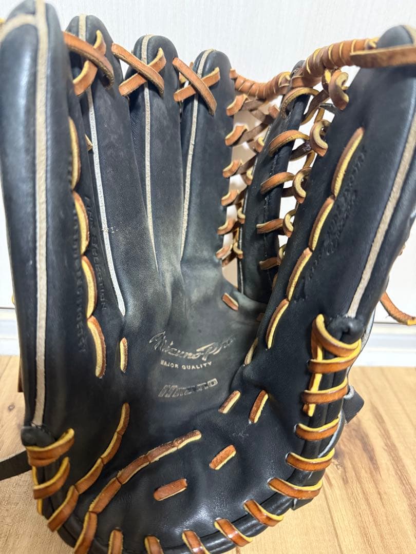 ※希少Mizuno pro 左投げ用　硬式　革（クレストハイドインスパイア）