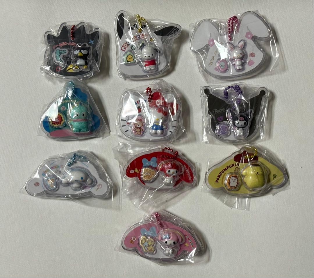 サンリオキャラクターズ パッケージチャーム 全10種コンプセット 新品