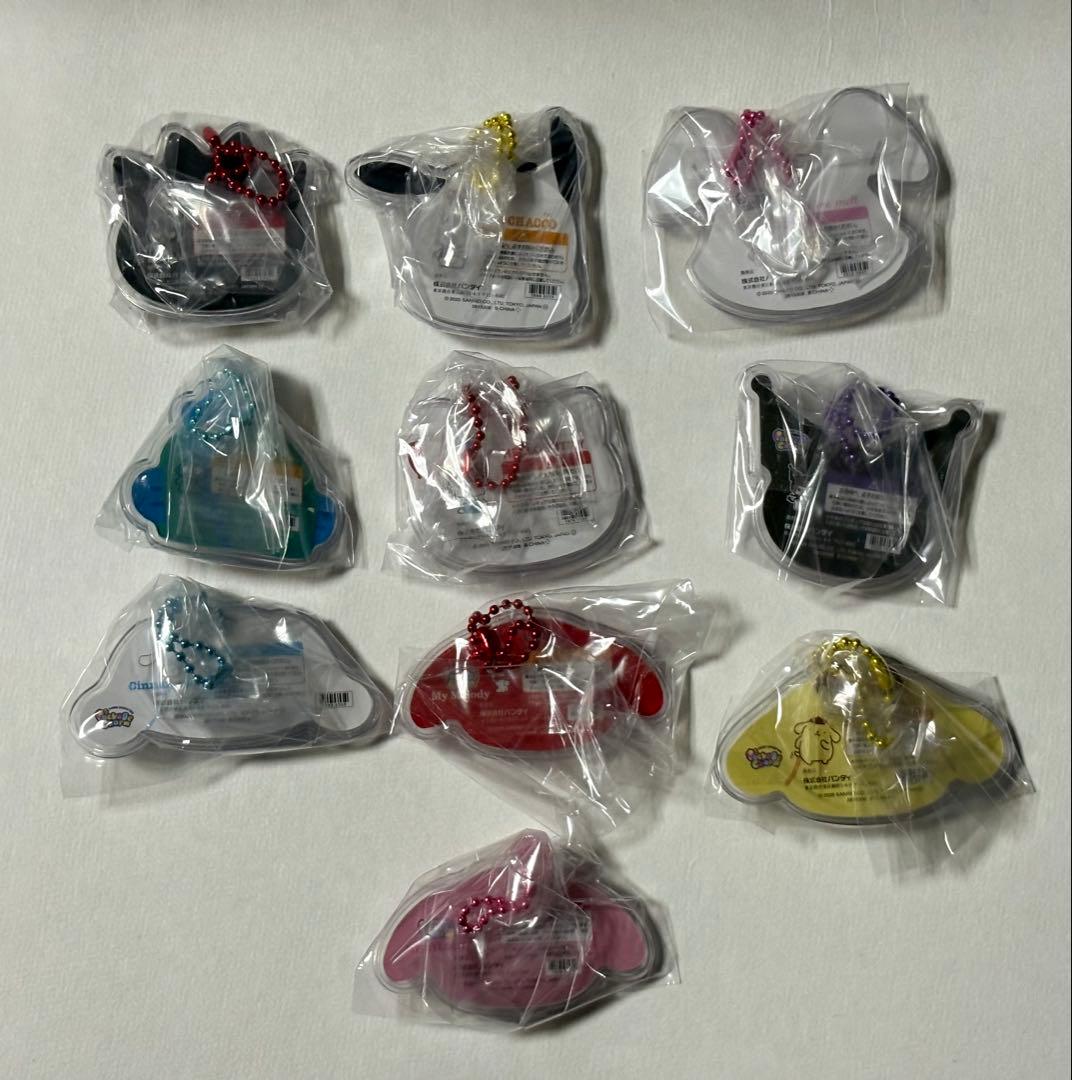 サンリオキャラクターズ パッケージチャーム 全10種コンプセット 新品